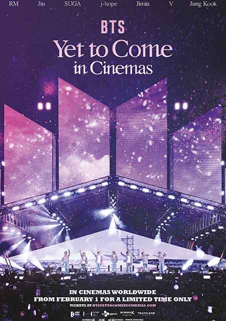 BTS: Yet to come in cinemas